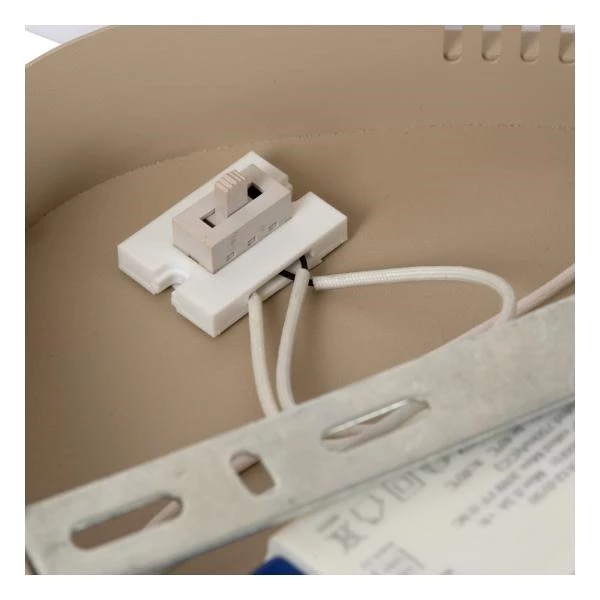 Lucide SAMLING - Plafonnier - LED Dim. - CCT - 1x72W 2700K/4000K - Taupe - détail 3
